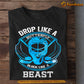 Funny Hockey T-shirt, Drop Like A Butterfly Block Like A Beast, Gift For Hockey Lovers, Hockey Players