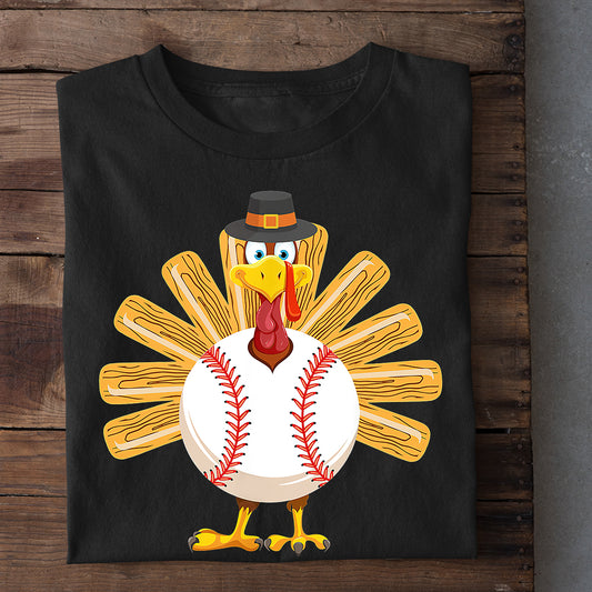 Thanksgiving Baseball T-shirt, Look At Me, Thankful Gift For Baseball Lovers