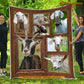 Goat Blanket, Eating Grass Goat Fleece Blanket - Sherpa Blanket Gift For Goat Lover
