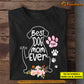 Personalized Dog Mom T-shirt, Best Dog Mom Ever, Mother's Day Gift For Dog Lovers, Dog Owners,  Dog Mom Tees