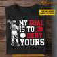 Personalized Funny Lacrosse Boy T-shirt, My Goal Is To Deny Yours, Gift For Lacrosse Lovers, Lacrosse Boys