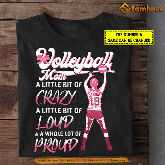 Motivational Quotes Personalized Mother's Day Volleyball T-shirt, Volleyball Mom Proud, Gift For Volleyball Lovers, Volleyball Players