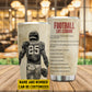 Personalized Football Boy Tumbler, Football Life Lessons, Football Stainless Steel Tumbler, Gift For Football Lovers