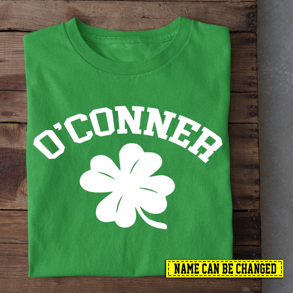 Personalized St Patrick's Day T-shirt, Lucky Charm On This, Patricks Day T-shirt, Irish Gift