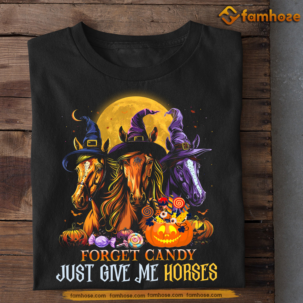 Funny Halloween Horse T-shirt, Give Me Horses, Gift For Horse Lovers, Horse Riders