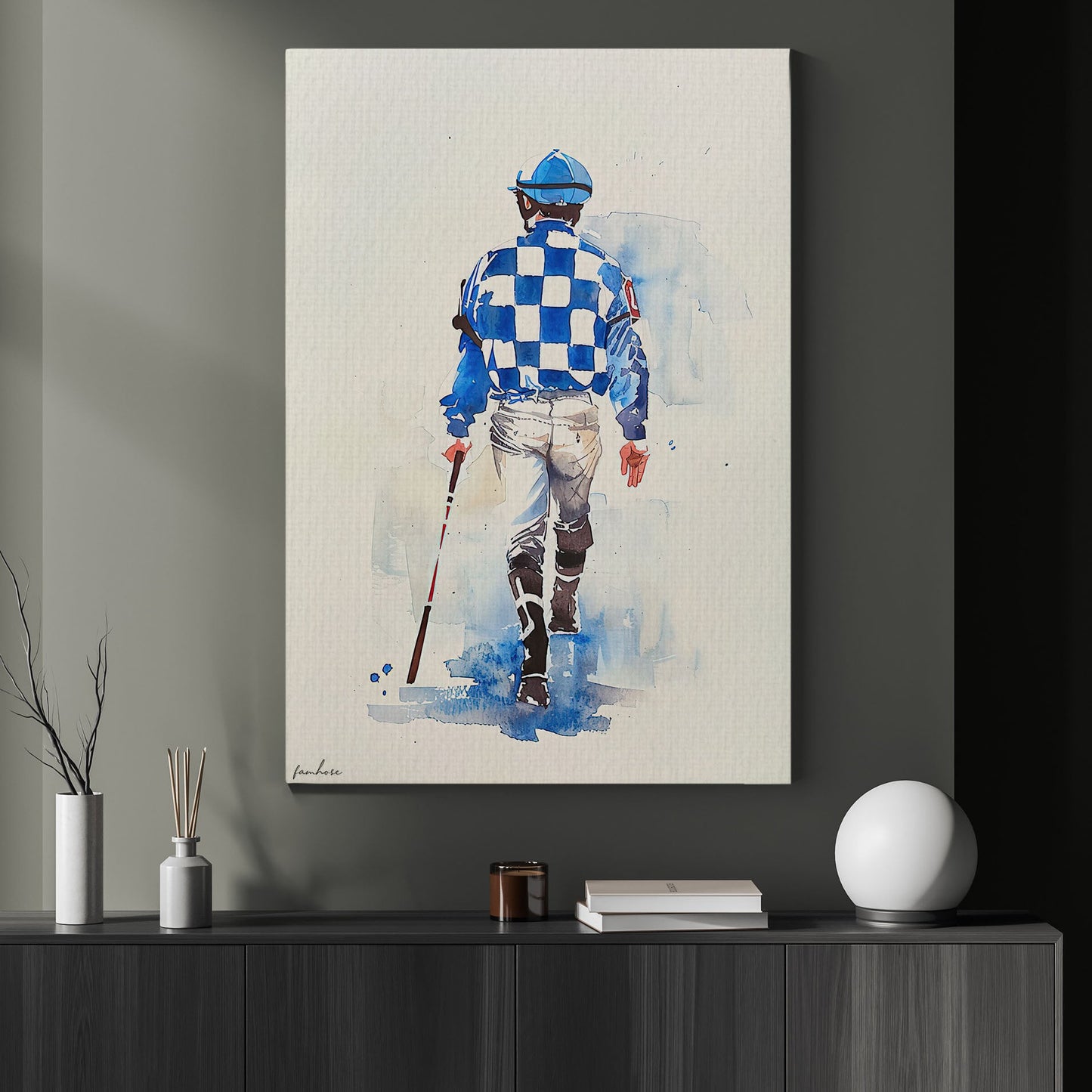 Secretariat Canvas Painting, A Tribute To Secretariat's Elegance, Jockey  Wall Art Decor, Poster Gift For Horse Racing Lovers