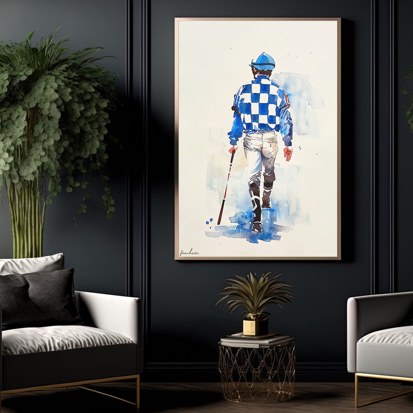 Secretariat Canvas Painting, A Tribute To Secretariat's Elegance, Jockey  Wall Art Decor, Poster Gift For Horse Racing Lovers