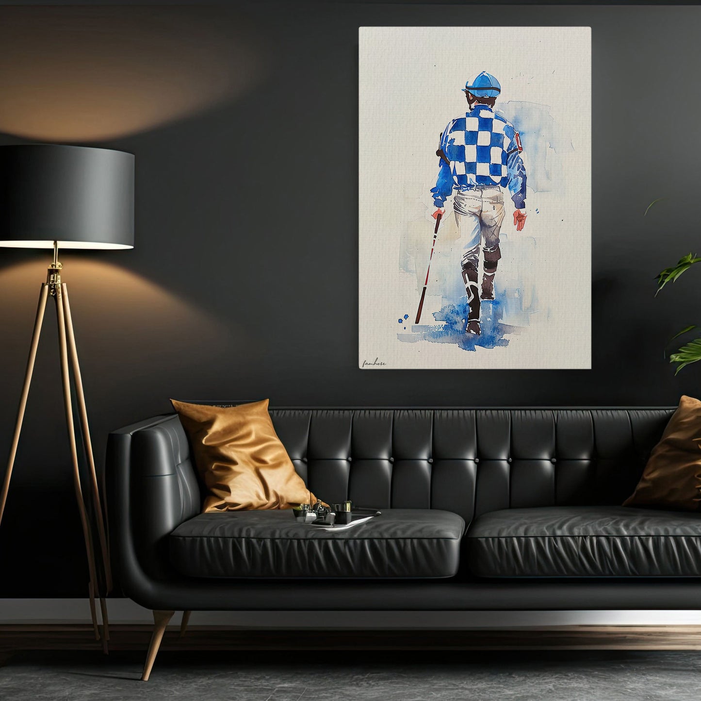 Secretariat Canvas Painting, A Tribute To Secretariat's Elegance, Jockey  Wall Art Decor, Poster Gift For Horse Racing Lovers