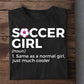 Cool Soccer T-shirt, Soccer Girl, Gift For Soccer Lovers, Soccer Players