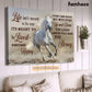 Horse Poster/Canvas, Life Isn't Meant To Be Easy It's Meant To Be Lived, Horse Canvas Wall Art, Poster Gift For Horse Lovers