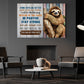 Some Days Are Better, Some Days Are Worse, Motivated Canvas Painting, Inspirational Quotes Wall Art Decor, Poster Gift For Sloth Lovers