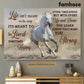 Horse Poster/Canvas, Life Isn't Meant To Be Easy It's Meant To Be Lived, Horse Canvas Wall Art, Poster Gift For Horse Lovers