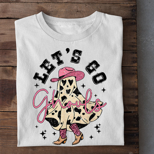 Halloween Cowboy T-shirt, Let's Go, Gift For Cowboy Lovers, Horse Tees