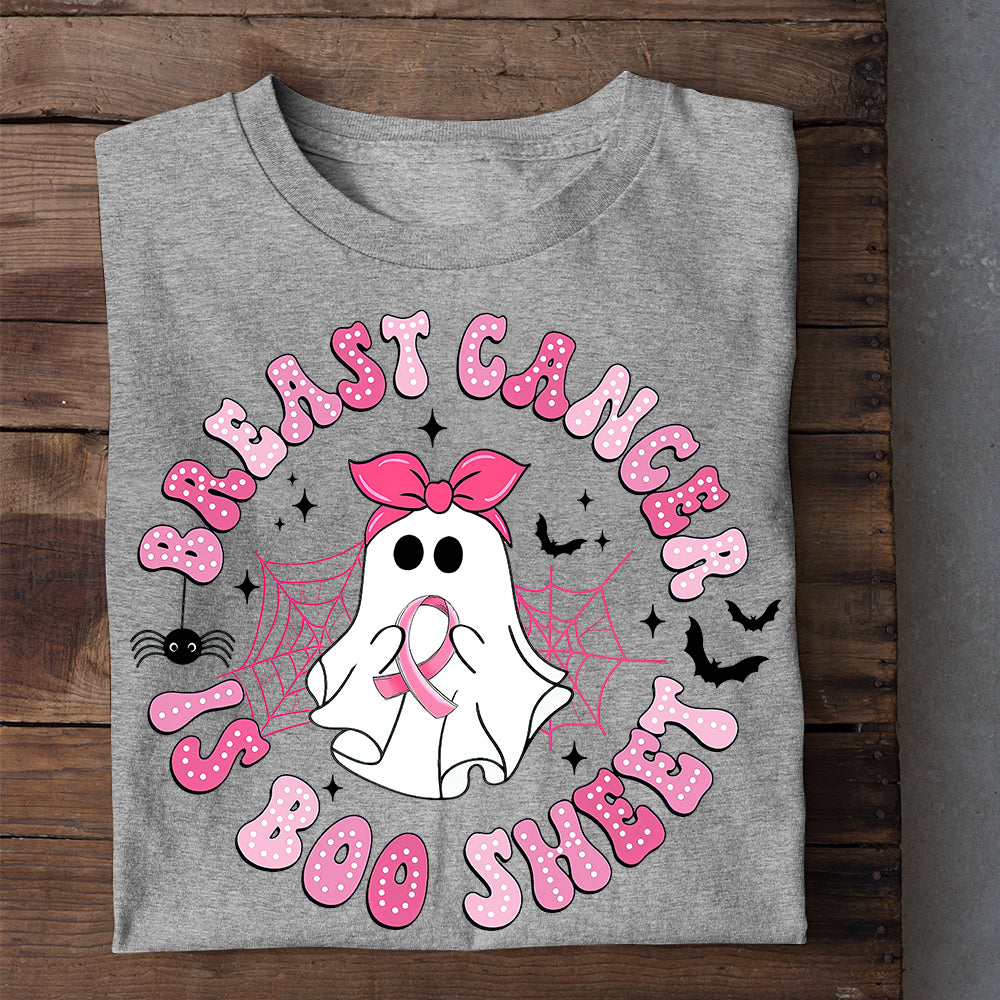 Breast Cancer T-shirt, Is Boo Sheet, Gift For Those Supporting Breast Cancer Awareness