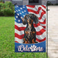 July 4th Dachshund Dog Garden Flag House Flag Welcome Independence Day Yard Flag Gift For Dachshund Dog Lovers