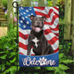 July 4th Pitbull Dog Garden Flag & House Flag, Welcome You, Independence Day Yard Flag Gift For Pitbull Dog Lovers, Dog Flags