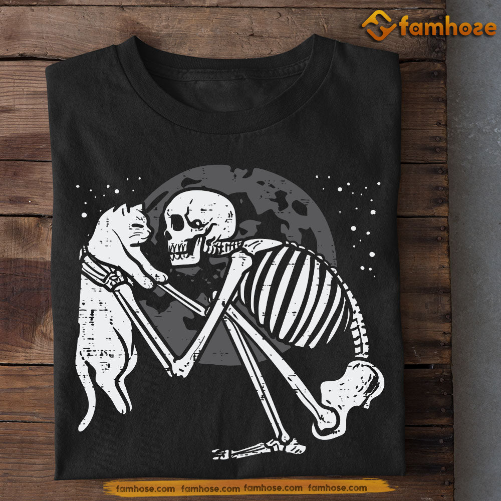 Halloween Cat T-shirt, My Pet, Spooky Season Gift For Cat Lovers, Cat Owners Tee