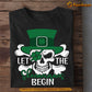 Funny St Patrick's Day T-shirt, Let The Shenanigans Begin, Patricks Day T-shirt, Irish Gift