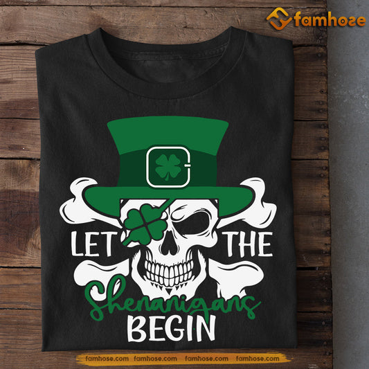 Funny St Patrick's Day T-shirt, Let The Shenanigans Begin, Patricks Day T-shirt, Irish Gift