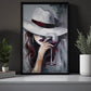 Whispers Behind The Wine, Morden Women Canvas Painting, Wall Art Decor - Elegance Poster Gift For Wine Lovers