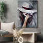 Whispers Behind The Wine, Morden Women Canvas Painting, Wall Art Decor - Elegance Poster Gift For Wine Lovers