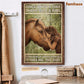 Horse Poster & Canvas, Once Upon A Time There Was A Girl Who Really Loved Horses, Horse Canvas Wall Art, Poster Gift For Horse Lovers