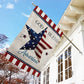 July 4th Garden Flag & House Flag, Patriotic Star God Bless America, Independence Day Yard Flag Gift For America Lovers