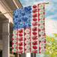 July 4th Garden Flag & House Flag, Blossoming Allegiance, Independence Day Yard Flag Gift For America Lovers