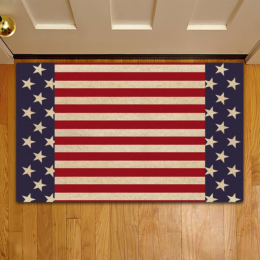 July 4th Doormat Patriotic Independence Day Doormat For Home Decor Housewarming Gift Welcome Mat Gift