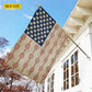 July 4th Tennis American Garden Flag House Flag, Independence Day Yard Flag Gift For Tennis Players, Tennis Lovers