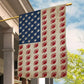 July 4th Football Garden Flag House Flag, Independence Day Yard Flag Gift For Football Lovers, Football Players