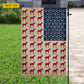 July 4th Horse American Garden Flag & House Flag, Independence Day Patriotic Horse USA Yard Flag Gift For Horse Lovers
