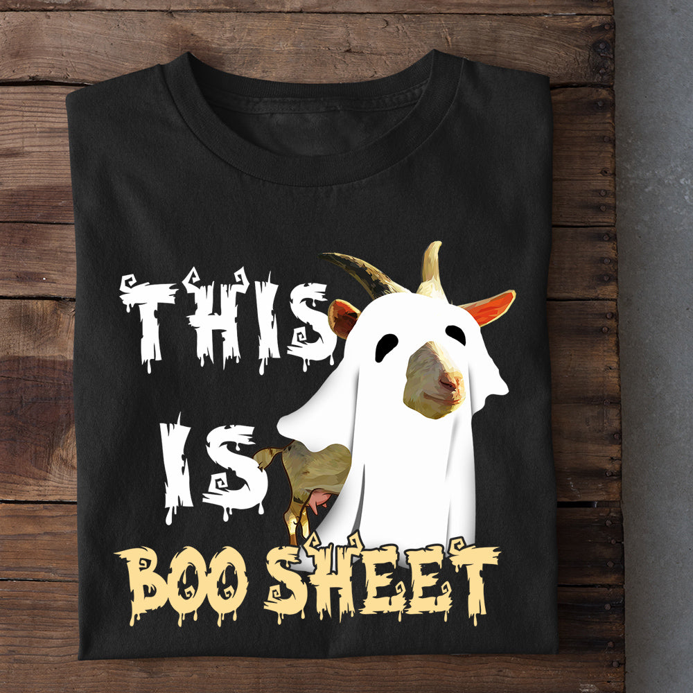 Halloween Goat T-shirt, This Is Boo Sheet, Gift For Goat Lovers, Goat Farmers, Goat Tees