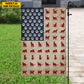 July 4th Cat American Garden Flag House Flag, Independence Day Patriotic Cat USA Yard Flag Gift For Cat Lovers