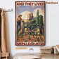 Tractor Poster & Canvas, And They Lived Happily Ever After, Tractor Canvas Wall Art, Poster Gift For Tractor Lovers