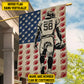 Personalized Independence Day Football American Garden Flag House Flag, July 4th Patriotic Football USA Flag Gift For Football Lovers