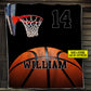 Personalized Basketball Blanket, My Goal Fleece Blanket - Sherpa Blanket Gift For Basketball Lovers, Basketball Players