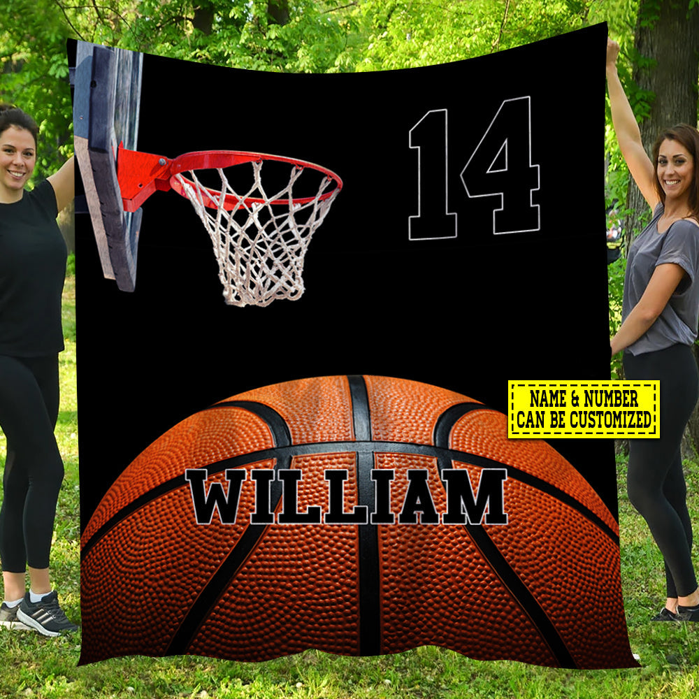 Personalized Basketball Blanket, My Goal Fleece Blanket - Sherpa Blanket Gift For Basketball Lovers, Basketball Players