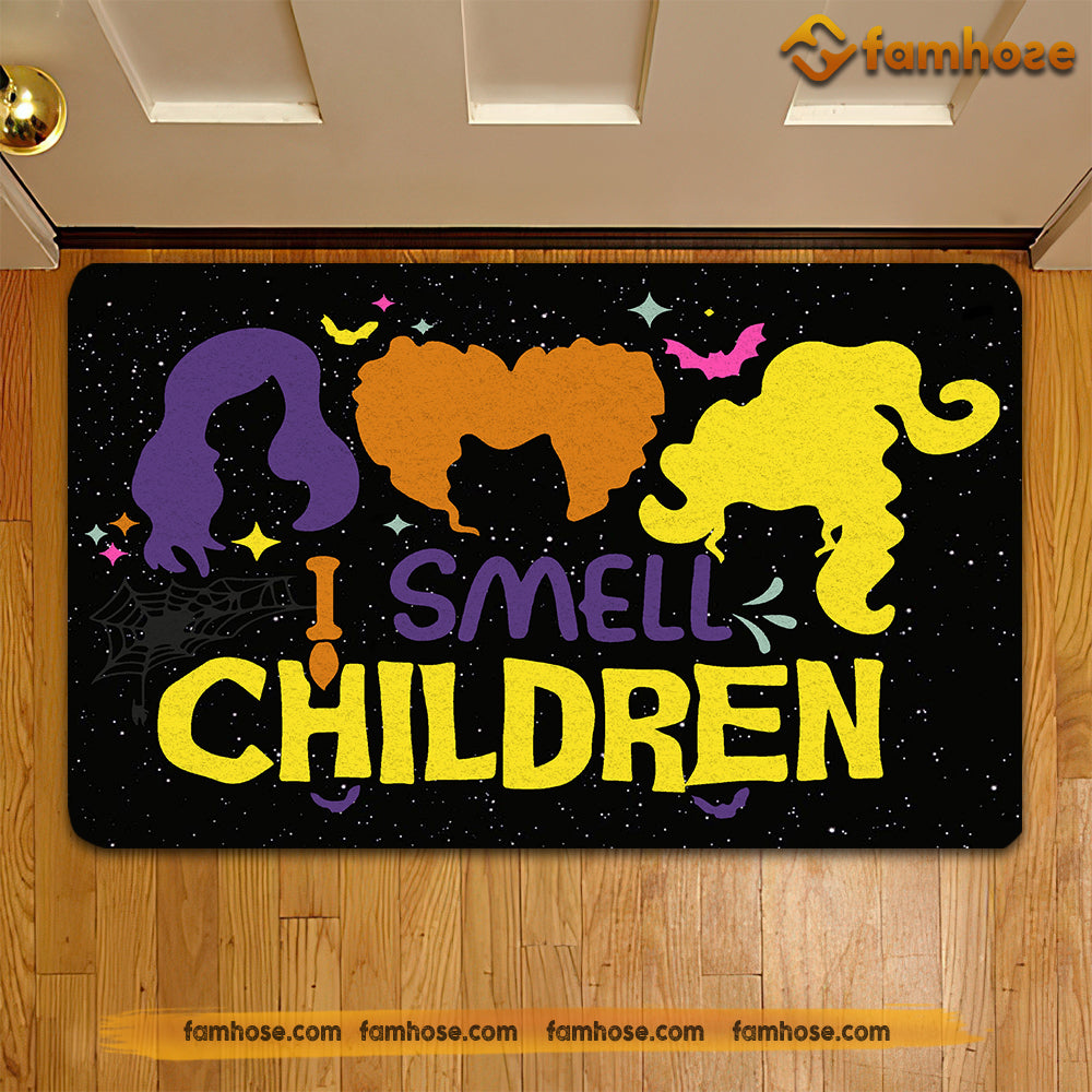 Halloween Doormat, I Smell Children, Housewarming Gift, Doormat Decor