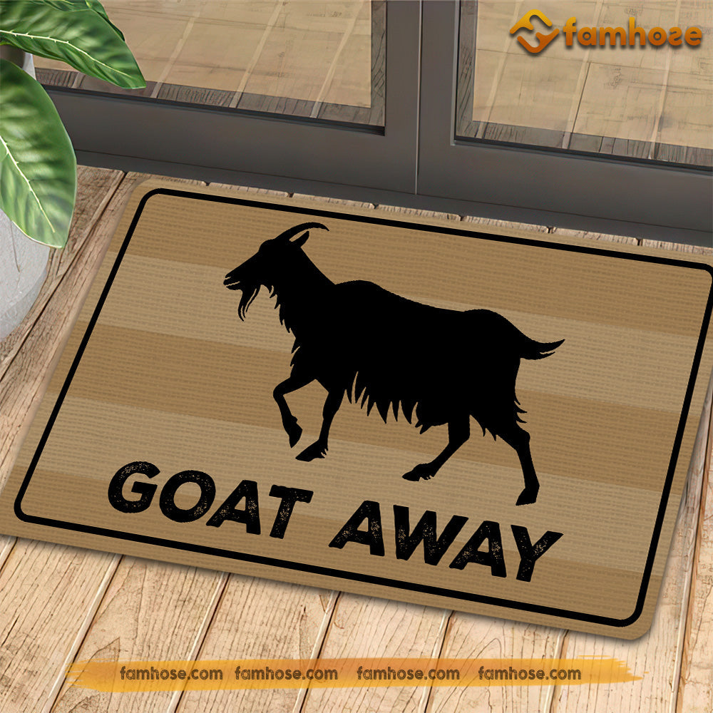 Goat Doormat, Goat Away Gift For Goat Lovers, New Home Gift, Housewarming Gift, Goat Decor