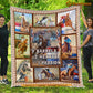 Barrel Racing Blanket, 3 Barrels 2 Hearts 1 Passion, Barrel Racing Fleece Blanket - Sherpa Blanket Gift For Barrel Racing Lover