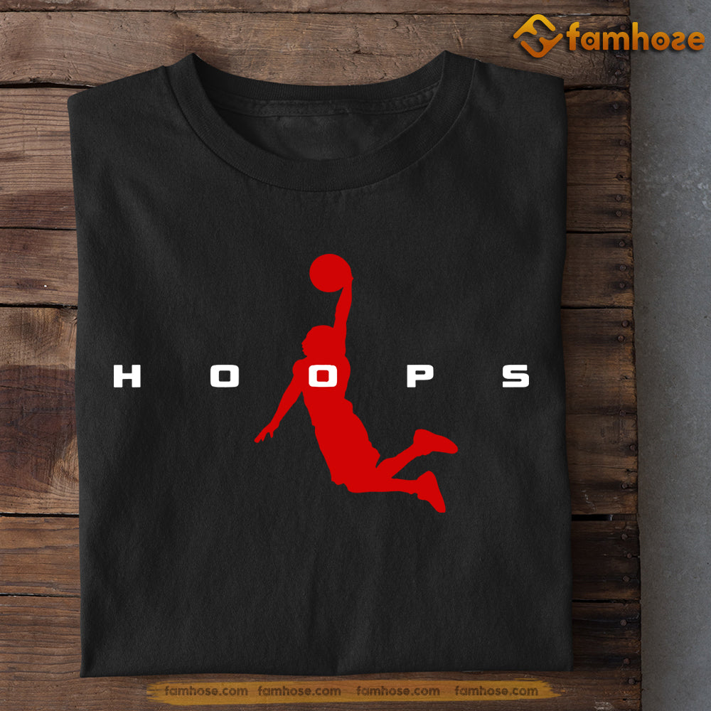 Cool Basketball T-shirt, Hoops, Gift For Basketball Lovers, Basketball Tees