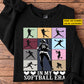 Personalized Softball Sweatshirt, In My Softball Era Sport Crewneck Sweatshirt Gift For Softball Lover