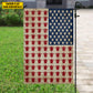 July 4th Turtle American Garden Flag & House Flag, Independence Day Patriotic Turtle USA Yard Flag Gift For Turtle Lovers