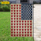 July 4th Turtle American Garden Flag & House Flag, Independence Day Patriotic Turtle USA Yard Flag Gift For Turtle Lovers