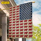 July 4th Cow American Garden Flag & House Flag, Independence Day Patriotic Cows USA Yard Flag Gift For Cow Lovers, Farmers