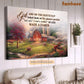 Farm Poster & Canvas, And On The 8th Day God Looked Down On His Planned Paradise, Farmer Canvas Wall Art, Poster Gift For Farm Lovers