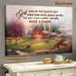 Farm Poster & Canvas, And On The 8th Day God Looked Down On His Planned Paradise, Farmer Canvas Wall Art, Poster Gift For Farm Lovers