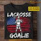 Personalized Lacrosse Goalie Boy T-shirt, Lacrosse Goalie, Gift For Lacrosse Goalie Lovers