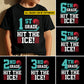 Personalized Back To School Hockey T-shirt, Hit The Ice Grade Can Be Changed, Gift For Kids Hockey Lovers, Hockey Players